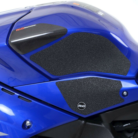 Kit grip de réservoir R&G RACING noir (4 pièces) - YAMAHA YZF-R1