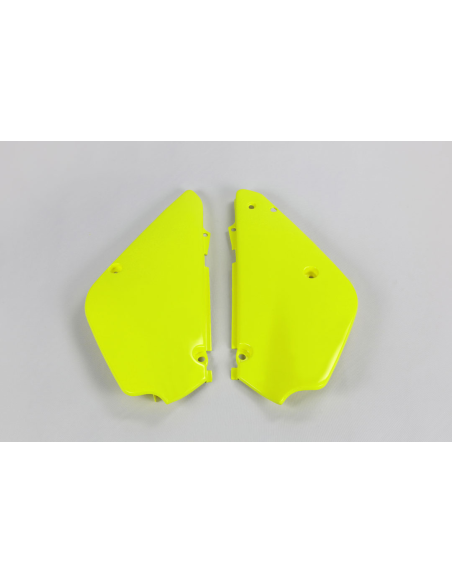 Plaques latérales - Néon Jaune - UFO Suzuki 85 RM 2000