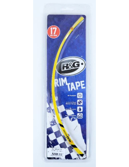 Liseré de jantes R&G RACING 17 jaune