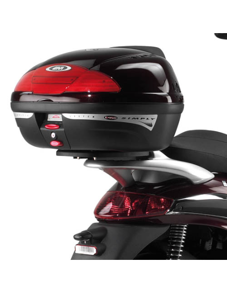 Support top case Givi Monolock E341 Piaggio 125-250-300-400-500 Beverly Monolock 2001-2007