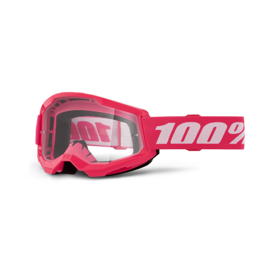 Masque cross 100% Strata 2 Rose - Ecran Clair