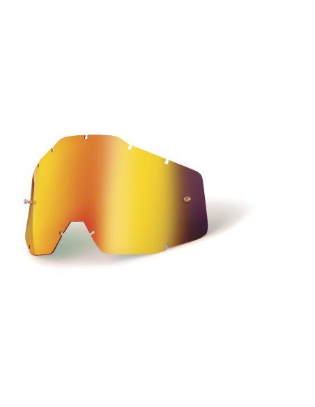 Ecran pour masque cross enfant 100% Accuri 1/Strata 1 - Iridium Rouge