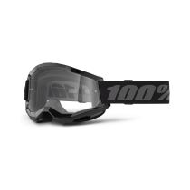 Masque cross 100% Strata 2 Noir - Ecran Clair