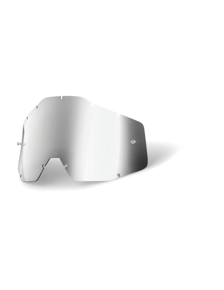 Ecran pour masque cross enfant 100% Accuri 1/Strata 1 - Iridium Argent