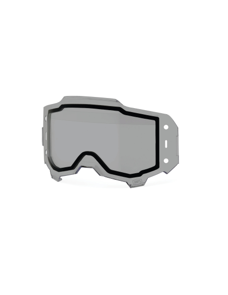 Ecran pour masque cross 100% Armega/Armatic Forecast - Double Fumé