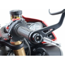 Embouts de guidon R&G RACING noir - TRIUMPH
