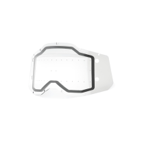 Ecran Forecast pour masque cross 100% Racecraft 2/Accuri 2/Strata 2 - Double Sonic Bumps Clair
