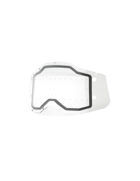 Ecran Forecast pour masque cross 100% Racecraft 2/Accuri 2/Strata 2 - Double Sonic Bumps Clair