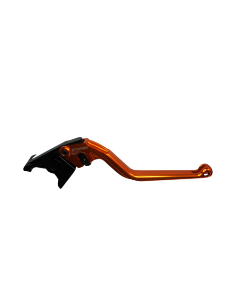 Levier de frein fixe en aluminium usiné CNC anodisé orange ACCOSSATO - HONDA