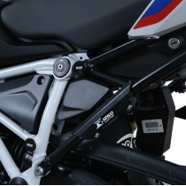 Cache orifice reposes pieds R&G RACING noir BMW R 1250 R/RS 2019 - 2024