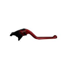 Levier de frein fixe en aluminium usiné CNC anodisé rouge ACCOSSATO - SUZUKI 1300 GSX-R 2008-2020