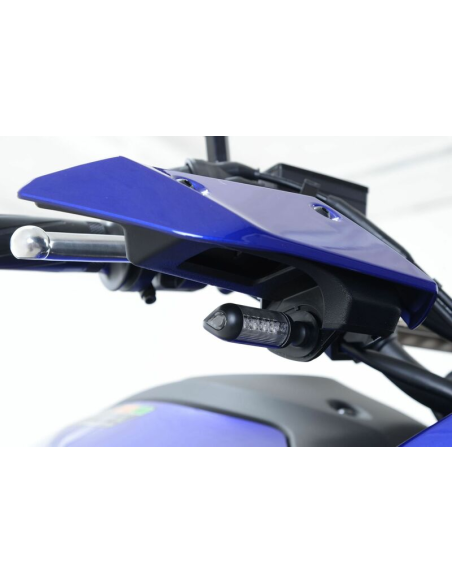 Adaptateurs de clignotants avant R&G RACING noir - YAMAHA