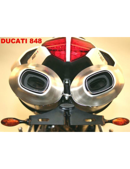 Support de plaque R&G DUCATI 848 à 1198cc