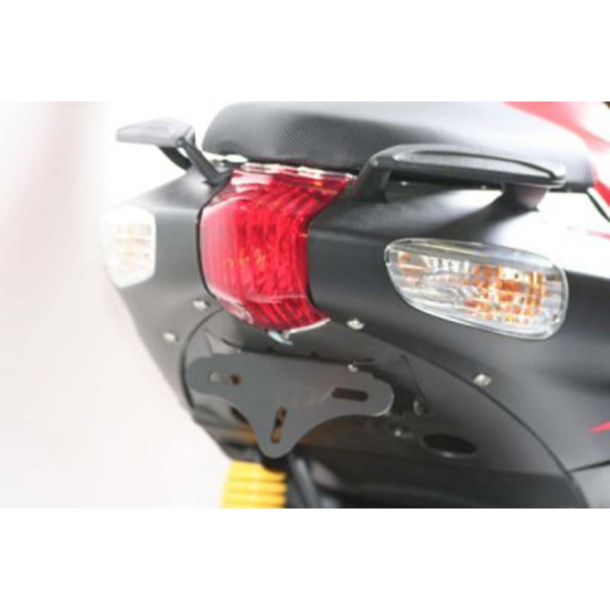 Support de plaque R&G RACING noir - APRILIA SR50