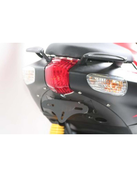 Support de plaque R&G RACING noir - APRILIA SR50