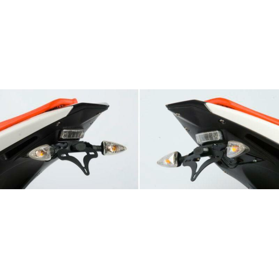 Support de plaque R&G DERBI 125 GPR 2009-2013