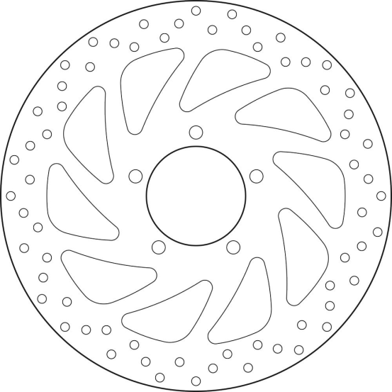 Disque de frein BREMBO Oro fixe - 68B407L3