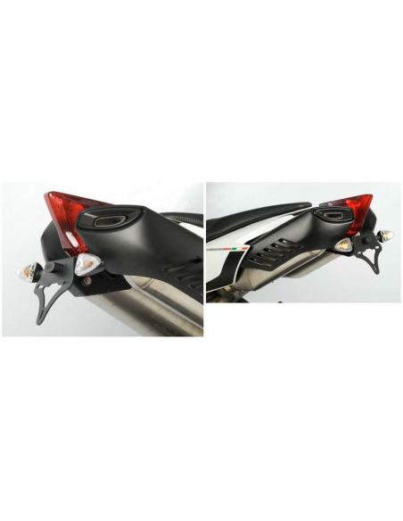 Support de plaque R&G APRILIA 750 Dorsoduro 2008 -2014 et 1200 Dorsoduro 2011-2014