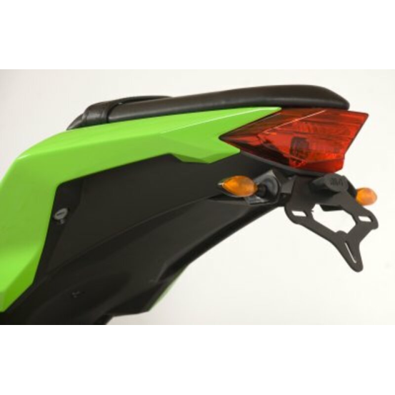Support de plaque R&G KAWASAKI 250 ZX R Ninja 2013 et 300 Ninja 2012-2014