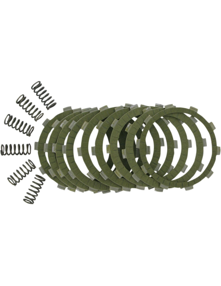 Kit disques d'embrayage garnis + ressorts EBC - SRC Aramid Fiber - HONDA
