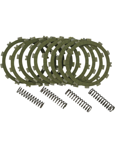 Kit disques d'embrayage garnis + ressorts EBC - SRC Aramid Fiber - KAWASAKI