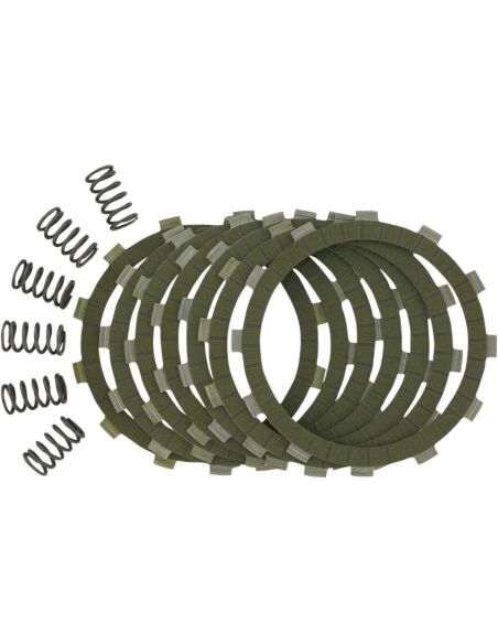 Kit disques d'embrayage garnis + ressorts EBC - SRC Aramid Fiber - KAWASAKI