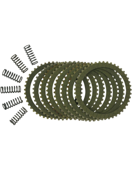 Kit disques d'embrayage garnis + ressorts EBC - SRC Aramid Fiber - SUZUKI