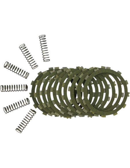 Kit disques d'embrayage garnis + ressorts EBC - SRC Aramid Fiber - KAWASAKI 900 ZX-9 R 1998-2003 / Z 1000 2003-2006