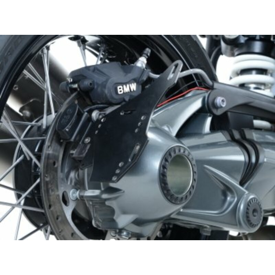 Support de plaque R&G RACING noir - BMW R NINE T