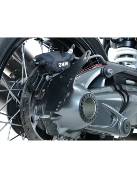 Support de plaque R&G RACING noir - BMW R NINE T