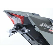 Support de plaque R&G RACING noir - KAWASAKI H2