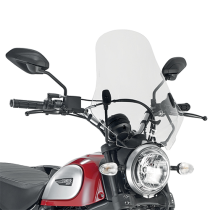 Bulle Givi 7407A Ducati Scrambler 800 400 2015-2023 - Incolore