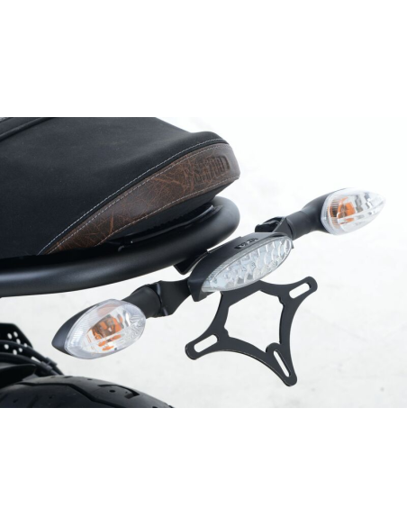 Support de plaque R&G RACING noir - YAMAHA XSR700