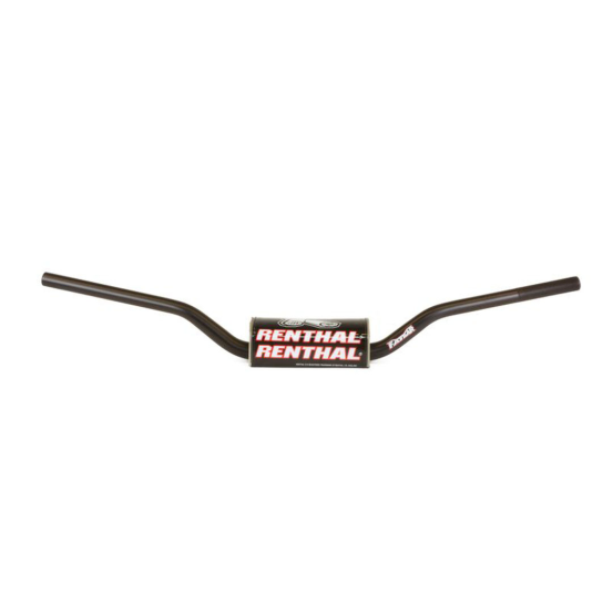 Guidon RENTHAL Street Fatbar 835 Noir