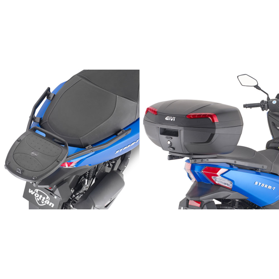 Support top case Givi Monolock WOTTAN STORM T 125 2018 - 2022 sans platine