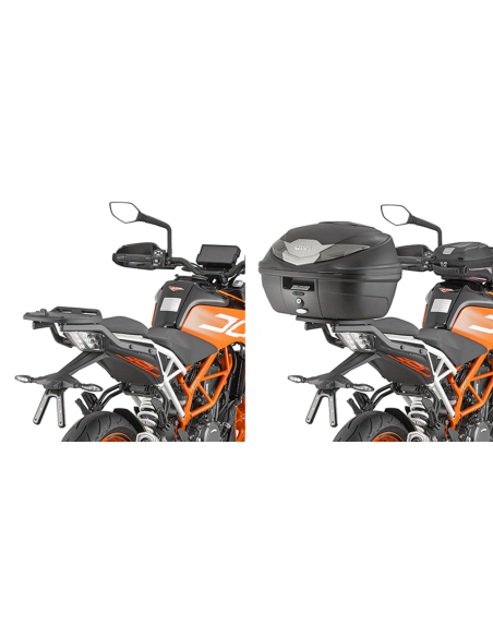 Support top case Givi Monolock 7707FZ KTM 125-390 Duke 2017-2023
