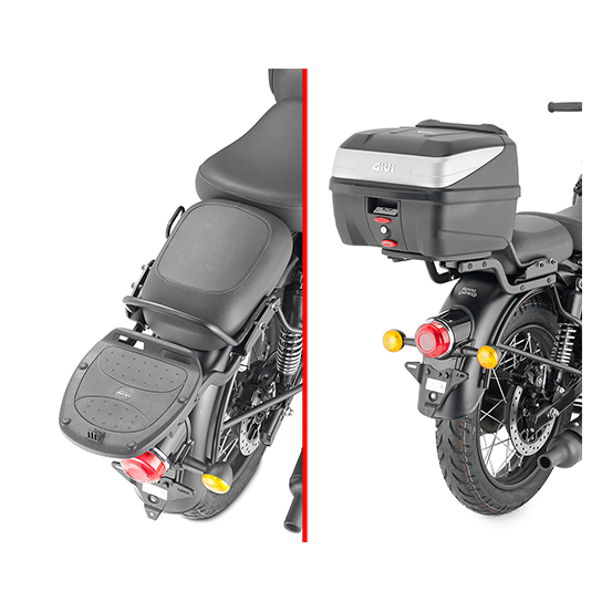 Support top case Givi Monolock ROYAL ENFIELD CLASSIC 350 2022 - 2023 sans platine
