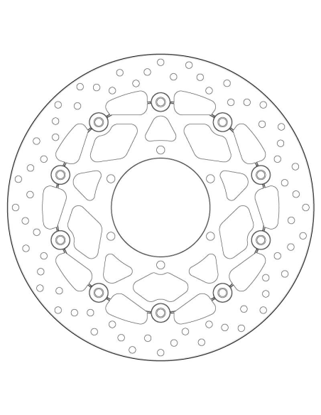 Disque de frein BREMBO Oro semi-flottant - 78B40884