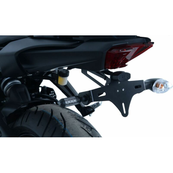 Support de plaque R&G RACING noir - YAMAHA MT-07