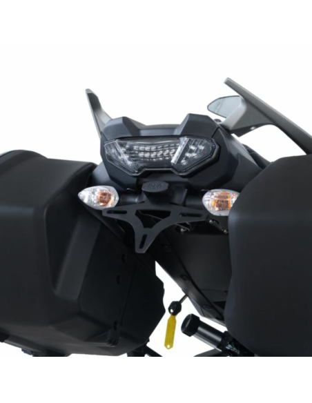 Support de plaque R&G RACING noir - YAMAHA MT-09 Tracer