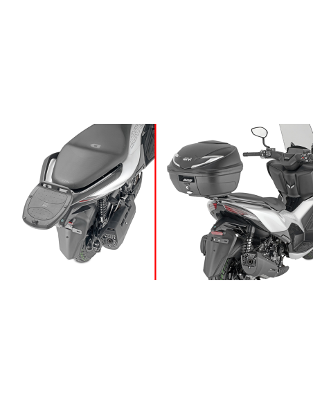 Support top case Givi Monolock SR7602 Zontes 125 D 25 350 D 2023-2025