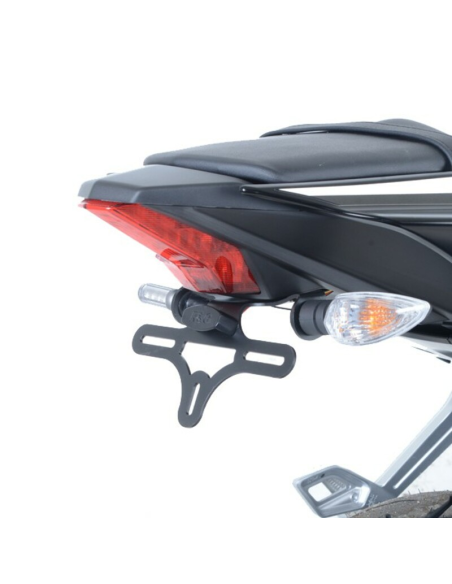 Support de plaque R&G RACING noir - YAMAHA YZF-R125