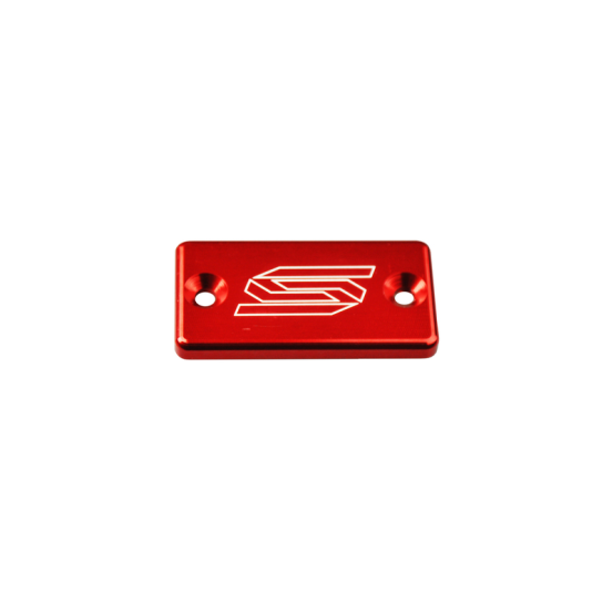 Couvercle de maitre cylindre frein avant SCAR Kawasaki / Suzuki / Yamaha Rouge