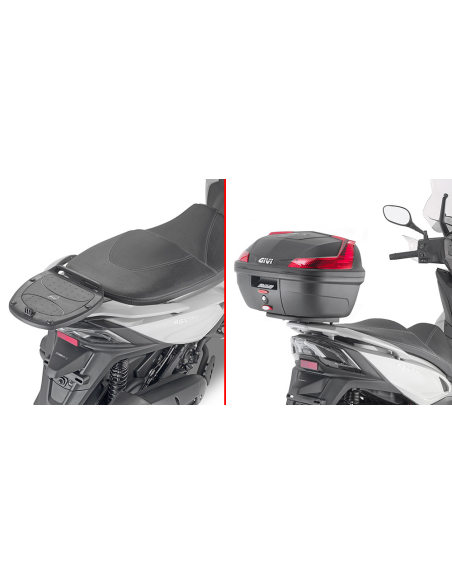 Support top case Givi Monolock SR6114 Kymco Agility 300-350 R16 2019-2025