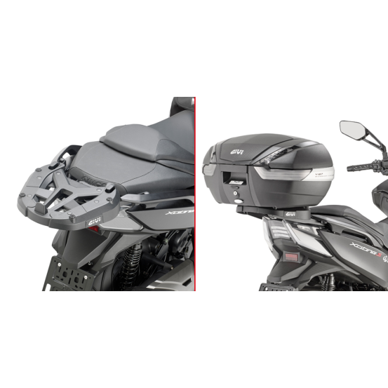 Support top case Givi Monokey - Monolock SR6112 Kymco 400 X Citing 2018-2026