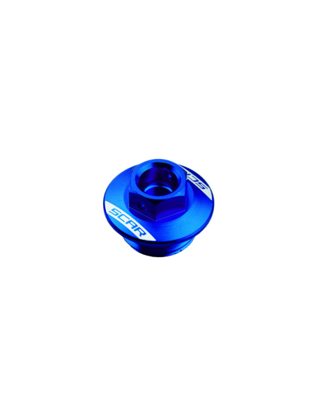 Bouchon de remplissage d'huile SCAR Kawasaki 250 KX 250/450 KXF Bleu