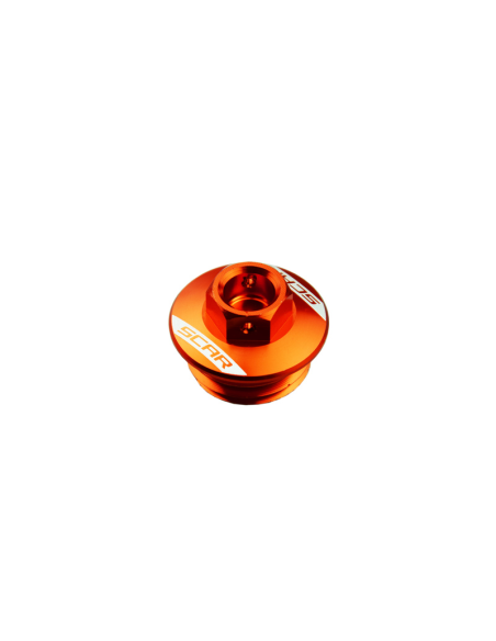 Bouchon de remplissage d'huile SCAR M24x3 HUSABERG,KTM SHERCO Orange