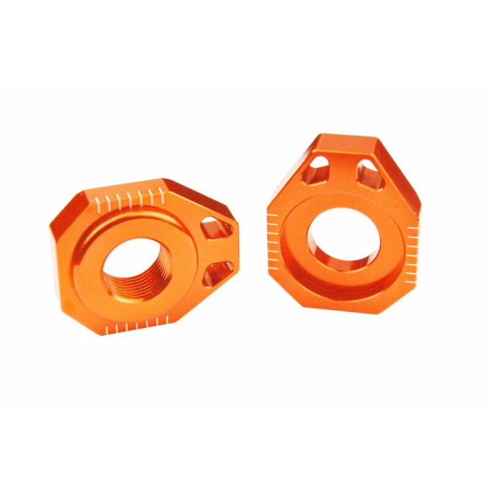 Tendeurs de chaine SCAR KTM SX/SXF/EXC/EXCF Husqvarna TC/FC/FE Orange