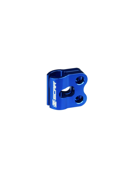 Fixation durite de frein SCAR Honda CR/CRF Yamaha YZ/YZF Bleu