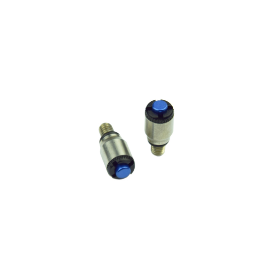 Purgeurs de fourche SCAR M5x0,8 Showa/Kayaba Bleu